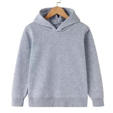 Imagem de Blusa em moletom flanelado Infantil e Juvenil Masculino Feminino com c