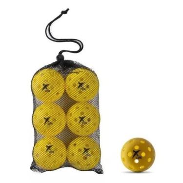 Imagem de 06 Bolinhas Bola De Pickleball Drop Shot Tournament OUTDOOR