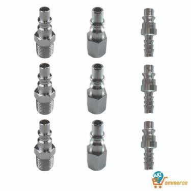 Imagem de Pino Para Engate Rápido Pneumático 1/4'' Schweers 9 Unidades