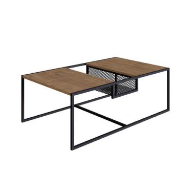 Imagem de Mesa de Centro 100cm York Aço Expandido Industrial Artesano