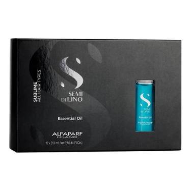 Imagem de Ampola Azul  Semi Di Lino Alfaparf Sublime Essential - 12 Unidades