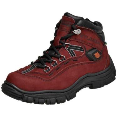 Imagem de Bota Adventure Em Couro Legítimo Azimute - 602 - Vermelho, 36