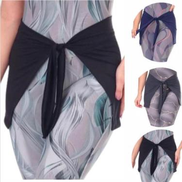Imagem de Tapa Bumbum Saia Slin Fitness Praia Casual Academia -Shine Fitness, Pr