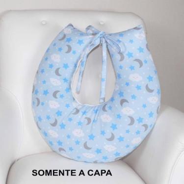 Imagem de Capa de Almofada Amamentação - Laura Baby, Soninho Azul