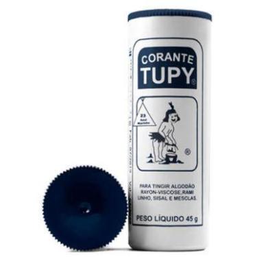 Imagem de Corante para Tingir Tecidos Roupa Tupy 45g Diversas Cores, Marinho