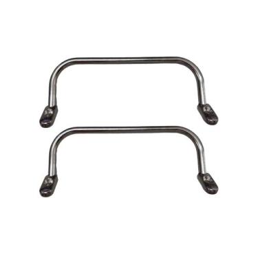 Imagem de Alça Lateral para Bandeja Jogo 2 Unidades 90x30mm Artesanato - ATACADÃ
