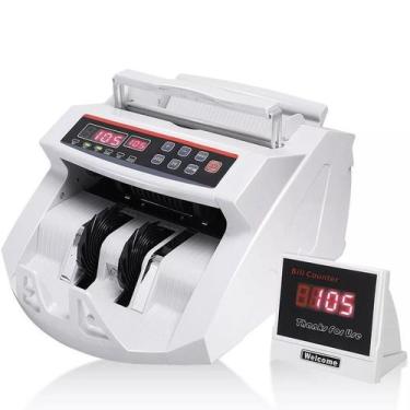Imagem de Máquina De Contar Dinheiro Cédulas Detecta Nota Falsa 220V - Lorben