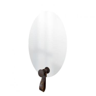 Imagem de Espelho Funcional Hook Corten Com material sintético Rajado   60 X 40 