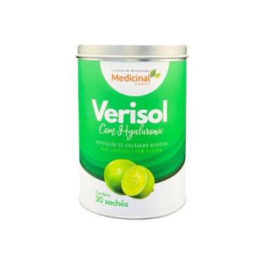 Imagem de Verisol com Hyaluronic 30 sachês Limão Medicinal - MEDICINAL TERAPEUTI