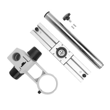 Imagem de Suporte Ajustável para Microscópio, Base de Suporte para Trilho Deslizante de Liga de Alumínio para Microscópio Digital USB, Cainda, Endoscópio, Lupa