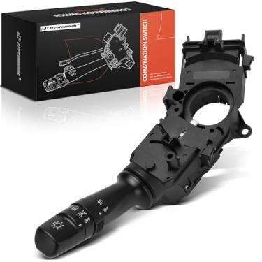 Imagem de A-Premium Interruptor de seta, regulador de luz de farol (automático), alavanca multifuncional de luz de neblina compatível com Kia Forte 2010-2013 e Hyundai Tucson 2010/2013, Genesis Coupe 2010-2012