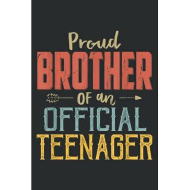 Imagem de Proud Brother of Official Graphicnager 13Th Birthday 13 Yrs Old Nice: HEARTS JOURNAL: 6" x 9", 110 Pages, Lined Journal & Diary for Writing & Notes ... Women, Memo Diary Subject Notebooks Planner.
