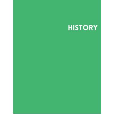 Imagem de History Notebook: Notebook for Class Notes, Thoughts & Doodles / Teal Soft cover College Ruled Notebook for history studies / Journal for Back to School and Home College Writing Notes