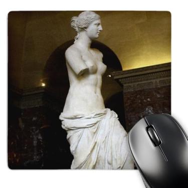 Imagem de 3dRose Mouse pad LLC 20 x 20 x 0,63 cm, a adorável estátua Venus De Milo (mp_38329_1)