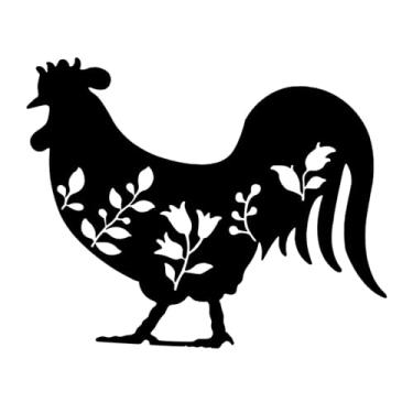 Imagem de Ioensy Porta-rolo de papel higiênico em formato de galinha, armazenamento de rolos de papel de seda, dispensador de lenços engraçado, para casa de fazenda