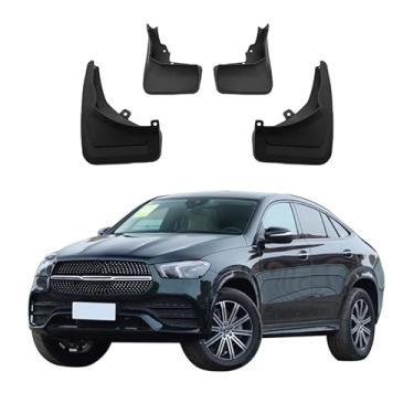 Imagem de 4 Pces Para-Lamas para Automóveis, Protetor de Lama Resistente do Respingo Plástico de Proteção Reforçada compatível com Mercedes Benz GLE Class Coupe 2020 2021 2022 2023 2024