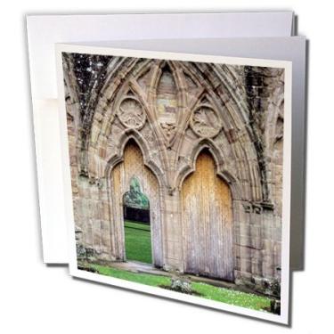 Imagem de 3dRose País de Gales. Remnants of Tintern Abbey, cartões comemorativos do século XII, 15,24 cm x 15,24 cm, conjunto de 6 (gc_210290_1)