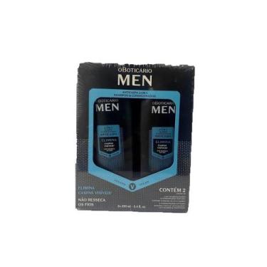 Imagem de O BOTICARIO KIT MEN 2 EM 1 SHAMPOO E COND ANTICASPA 2x250ml - OBoticár