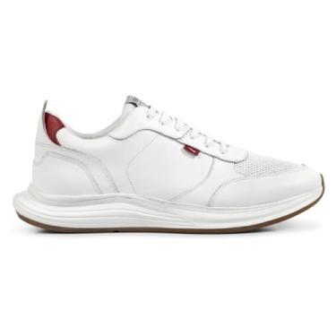 Imagem de Tênis de Couro Ferracini Masculino Moove Branco/natural/gelo 9483-650c 37