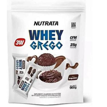 Imagem de Whey Grego 900G Refil - Nutrata, Brigadeiro