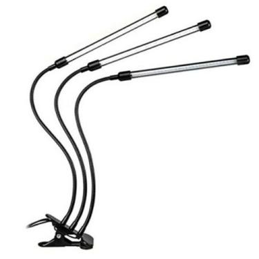 Imagem de LED Grow Light Wokex de 3 cabeças para cultivo de plantas em ambientes