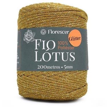Imagem de Fio Náutico Lótus Glitter 200 Metros - Fiorescer, 519 OURO ANTIGO