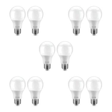 Imagem de Kit 10 Lâmpadas Bulbo Led 9W Elgin A60 E27