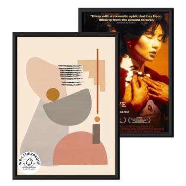 Imagem de INNOVART Moldura de alumínio para pôster de 61 cm x 83 cm, moldura frontal com película protetora de PVC para tamanho A1, moldura de metal à prova d'água, perfil de exibição de alumínio fácil de abrir