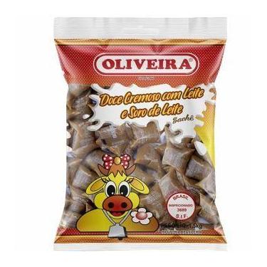 Imagem de Doce de leite cremoso chup sachê pacote 40un de 30g oliveira