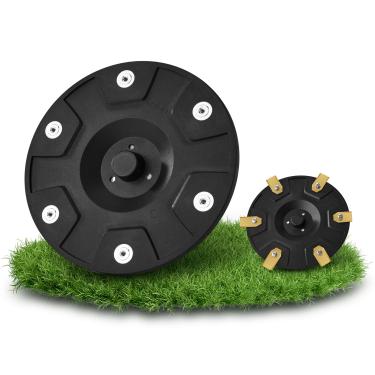 Imagem de Headley Tools Disco de montagem de lâmina de cortador de grama robótico compatível com Segway Navimow Robotic Mower i105E, i108E, i110N - Disco de lâmina de cortador robótico de plástico premium para