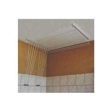 Imagem de VARAL DE TETO INDIVIDUAL COM 05 VARETAS DE 1/2 1,00