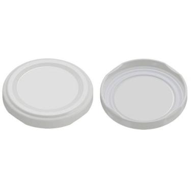 Imagem de Kit 10 Tampa p Pote de Vidro Metálica Garra TwistOff de 63mm - SC, Tam