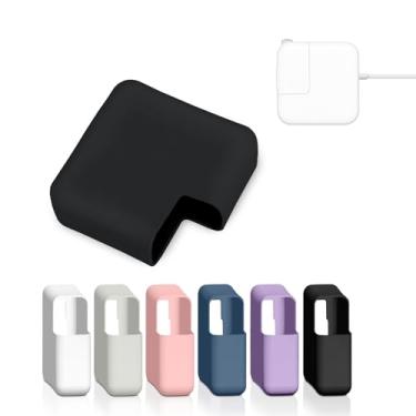 Imagem de Capa carregador de silicone macio e fino para MacBook Pro 14 M3 M4 Max (A3112/A3401/A2992/A2918) e 2024/2025+ Air 38.1 cm (A3114/A2941/A3241) e Air 33.8 cm/34.5 cm (A3113/A3113/A3241) 3240/AD 1369