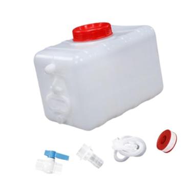 Imagem de oshhni Camping Water Storage Transportador Jug Recipiente de água Tanque de água retangular ao ar livre para pesca, mochila, ao ar livre, 15l