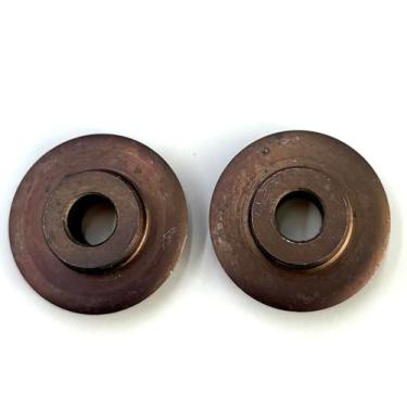 Imagem de Toefficy Pacote com 2#33175 E-2191 cortador de tubos de roda nova substituição para tubos de aço para Ridgid