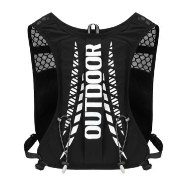 Imagem de Mochila de água 5L para ciclismo, mochila de hidratação | 5L Pacote de água Mochila leve para mulheres homens,Tiras ajustáveis ​​Design equipamento de sobrevivência ao ar livre com tiras reflexivas pa