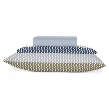 Imagem de Jogo Roupa de Cama Simples 100% Algodão Teka Crystal Solteiro