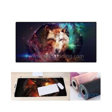 Imagem de Mousepad gamer speed extra grande 700x350mm - Exbom, Lobo Lunar