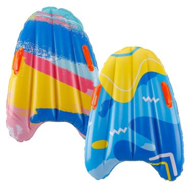 Imagem de Bodyboard inflável pamase, prancha de surf portátil, 2 peças, azul