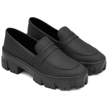 Imagem de Sapato Casual Feminino Mocassim Elegante Tratorado Conforto - Simon Ve