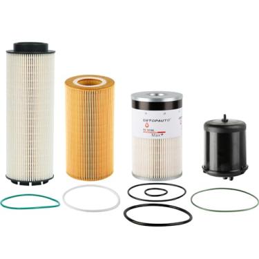 Imagem de GETOPAUTO Filtro Separador De Água E Combustível 2277129, Óleo 1948921, Kit 1922496, Fs19765 Compatível Com Motor Paccar Mx-13