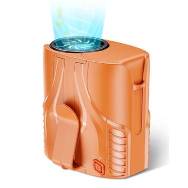 Imagem de Ventilador de cintura pessoal portátil 2025 e ventilador de pescoço, motor sem escova de 14000 RPM, tempo de funcionamento 40H recarregável, operação silenciosa de 6 velocidades, resfriamento corporal