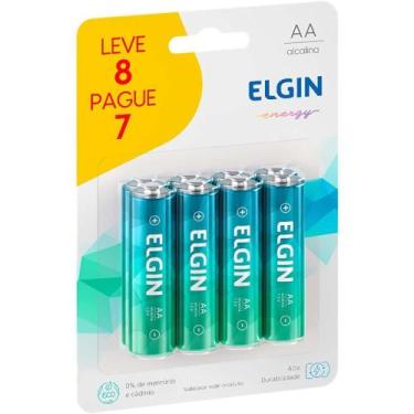Imagem de Pilha Alcalina Pequena AA - Blister Leve 8 Pague 7 - ELGIN