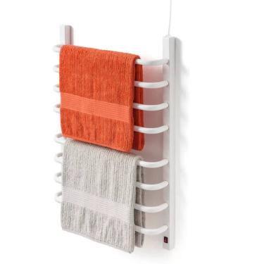 Imagem de Toalheiro Térmico Grande Branco 110v Fio Superior Direito