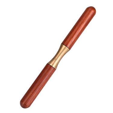 Imagem de TANIQIACA Ferramenta de rolo de pressão para saxofone e trompete com cabo de jacarandá vermelho, metal, durável, rotação de 360 graus, reparo de instrumento de sopro
