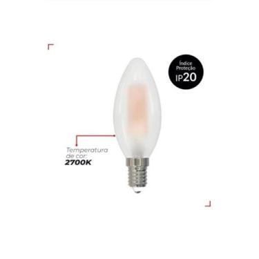 Imagem de Lampada Filamento Led Avant Vela Matte 4w 2700k Autovolt