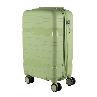Imagem de Mala de Viagem 32G Polipropileno Com Rodas Giratórias (Verde Claro)
