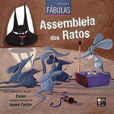 Imagem de Assembleia dos Ratos  Fábulas Infantis  Livro Ilustrado - PE DA LETRA