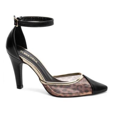 Imagem de Sapato Social Scarpin Salto Alto Stiletto 9cm Bico Fino Feminino - Tor