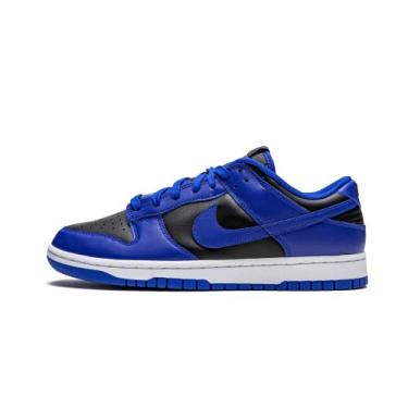 Imagem de Nike Tênis masculino retrô Dunk Low, Preto/Hyper Cobalt/Branco, 42